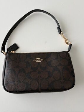 Coach Nolita 19 Brown Signature Mini Shoulder Bag